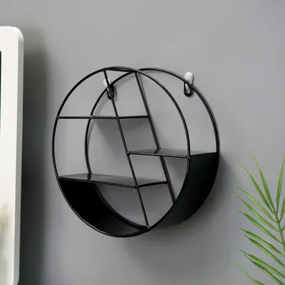 Nordic Modern Minimalist Iron Hanging Ornaments Shelf for Living Room Bedroom