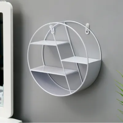 Nordic Modern Minimalist Iron Hanging Ornaments Shelf for Living Room Bedroom