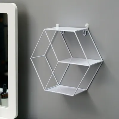 Nordic Modern Minimalist Iron Hanging Ornaments Shelf for Living Room Bedroom