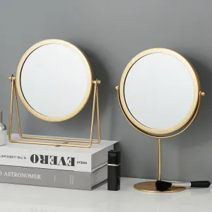 Nordic Style Portable Table Vanity Mirror for Bedroom