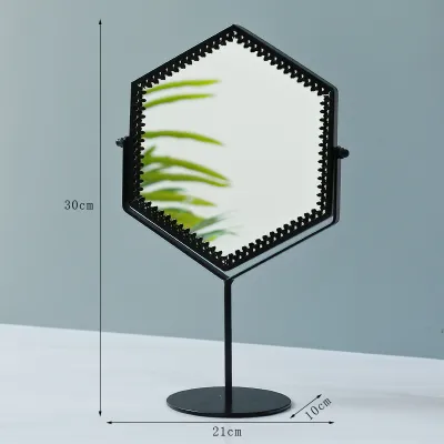 Nordic Style Portable Table Vanity Mirror for Bedroom
