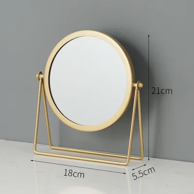 Nordic Style Portable Table Vanity Mirror for Bedroom