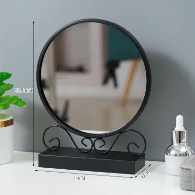 Nordic Style Portable Table Vanity Mirror for Bedroom