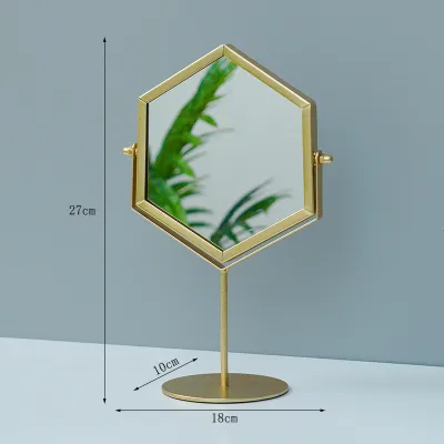 Nordic Style Portable Table Vanity Mirror for Bedroom