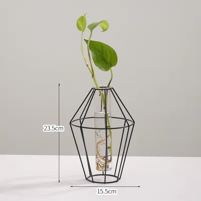 Nordic Style Simple Geometric Glass Hydroponic Ornaments