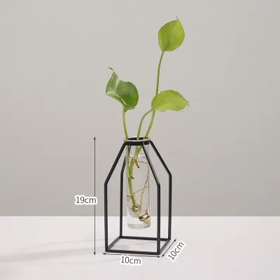 Nordic Style Simple Geometric Glass Hydroponic Ornaments