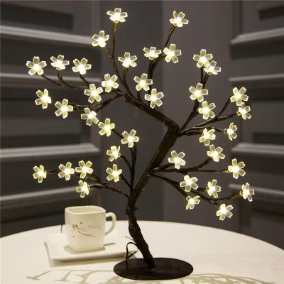Desktop LED Cherry Blossom Tree Light Party Christmas Decorative