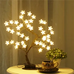 Desktop LED Cherry Blossom Tree Light Party Christmas Decorative