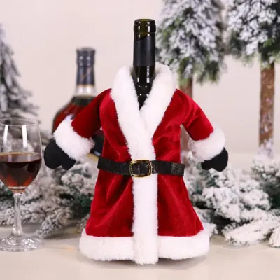 Bottle Bag Dress Shape Wine Christmas Tableware