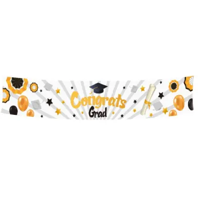 Home Outdoor Christmas Banner Decorations Non-woven Red Plaid