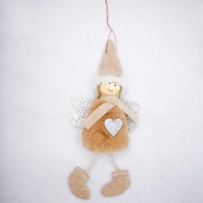 Cute Plush Angel Doll Christmas Tree Decoration Pendant