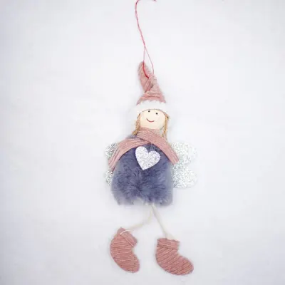 Cute Plush Angel Doll Christmas Tree Decoration Pendant