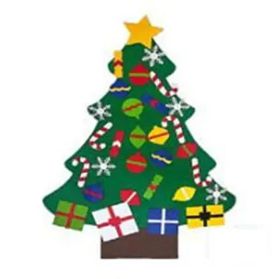 Kids DIY Christmas Tree Felt Decoration Set for Party