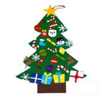 Kids DIY Christmas Tree Felt Decoration Set for Party