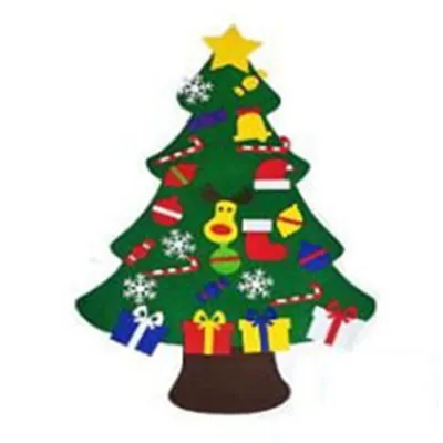 Kids DIY Christmas Tree Felt Decoration Set for Party