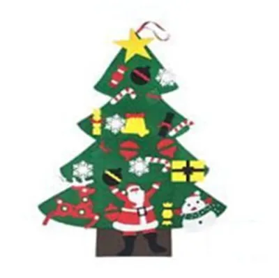 Kids DIY Christmas Tree Felt Decoration Set for Party
