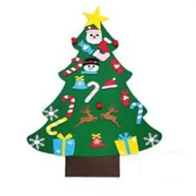 Kids DIY Christmas Tree Felt Decoration Set for Party