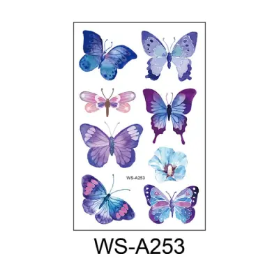 Kids Cute Cartoon Waterproof Temporary Tattoo Sticker Set - Assorted Patterns 120x76mm