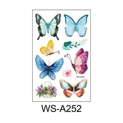 Kids Cute Cartoon Waterproof Temporary Tattoo Sticker Set - Assorted Patterns 120x76mm