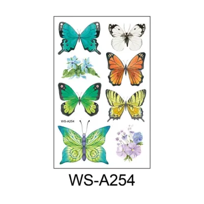 Kids Cute Cartoon Waterproof Temporary Tattoo Sticker Set - Assorted Patterns 120x76mm