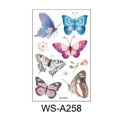 Kids Cute Cartoon Waterproof Temporary Tattoo Sticker Set - Assorted Patterns 120x76mm