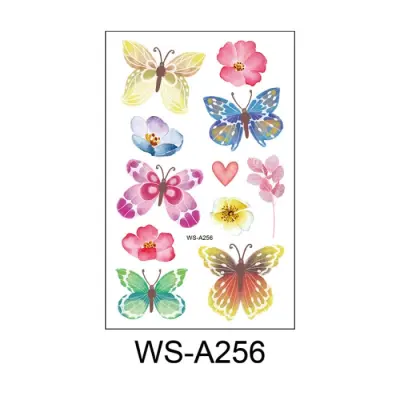 Kids Cute Cartoon Waterproof Temporary Tattoo Sticker Set - Assorted Patterns 120x76mm