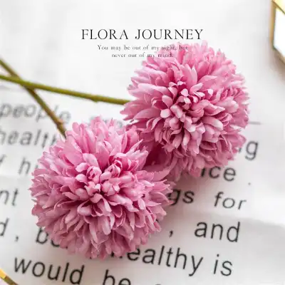 Artificial Chrysanthemum Silk Flower Bouquet Home Decoration Fake Plant