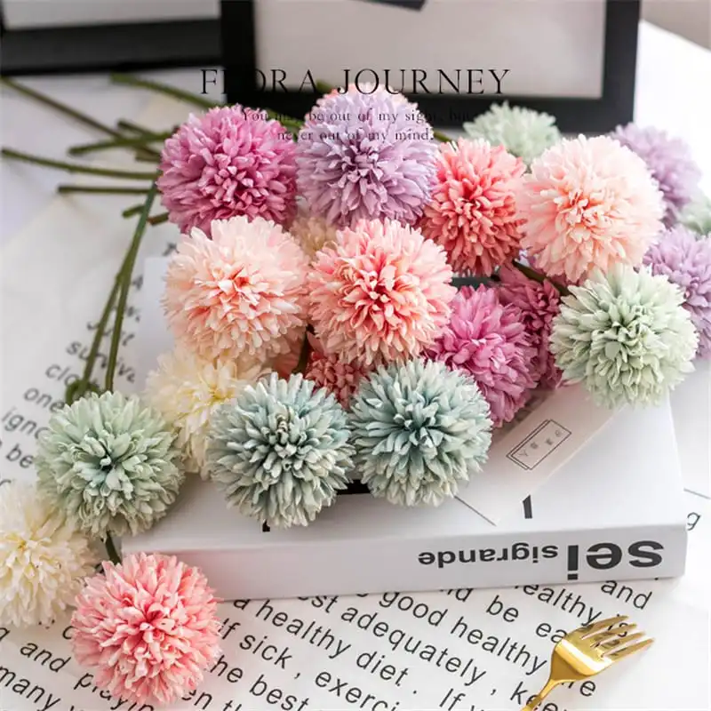 Artificial Chrysanthemum Silk Flower Bouquet Home Decoration Fake Plant