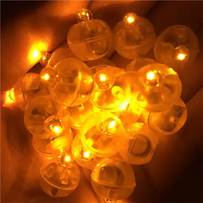 LED Flash Luminous Christmas Party Decoration Lamps Plastic Resin