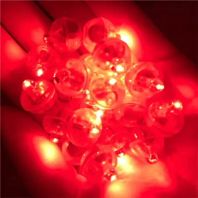 LED Flash Luminous Christmas Party Decoration Lamps Plastic Resin