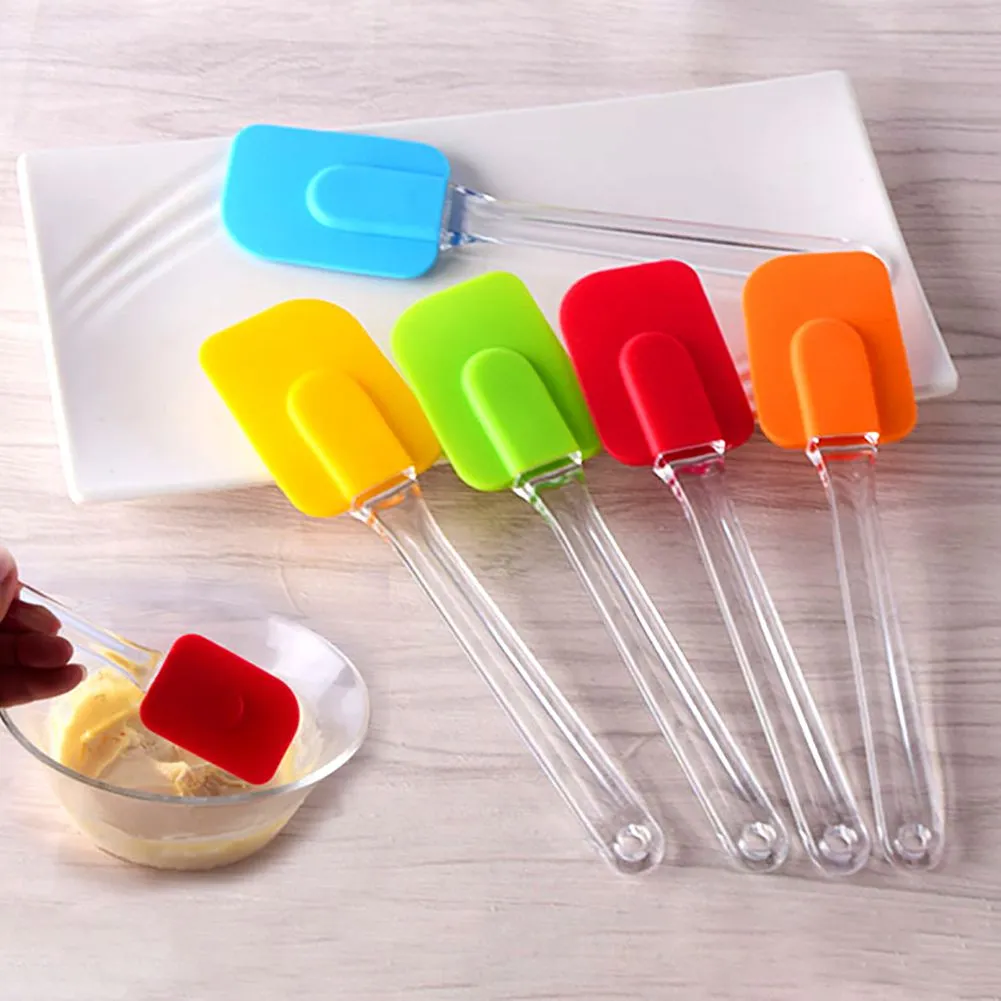 Reusable Silicone High Temperature Resistant Cake Cream Scraper Kitchen Supplies
