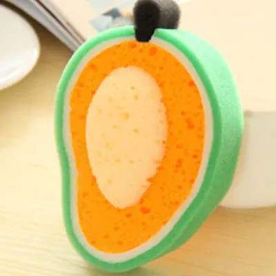 Fruit Shape Thickened Sponge Dish Towel for Pot and Bowl