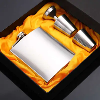 Portable Stainless Steel Flagon Set for Home Kitchen 101-200ml