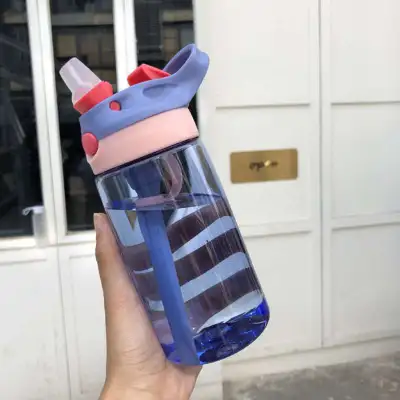 Summer Straw Solid Color Drinking Glass
