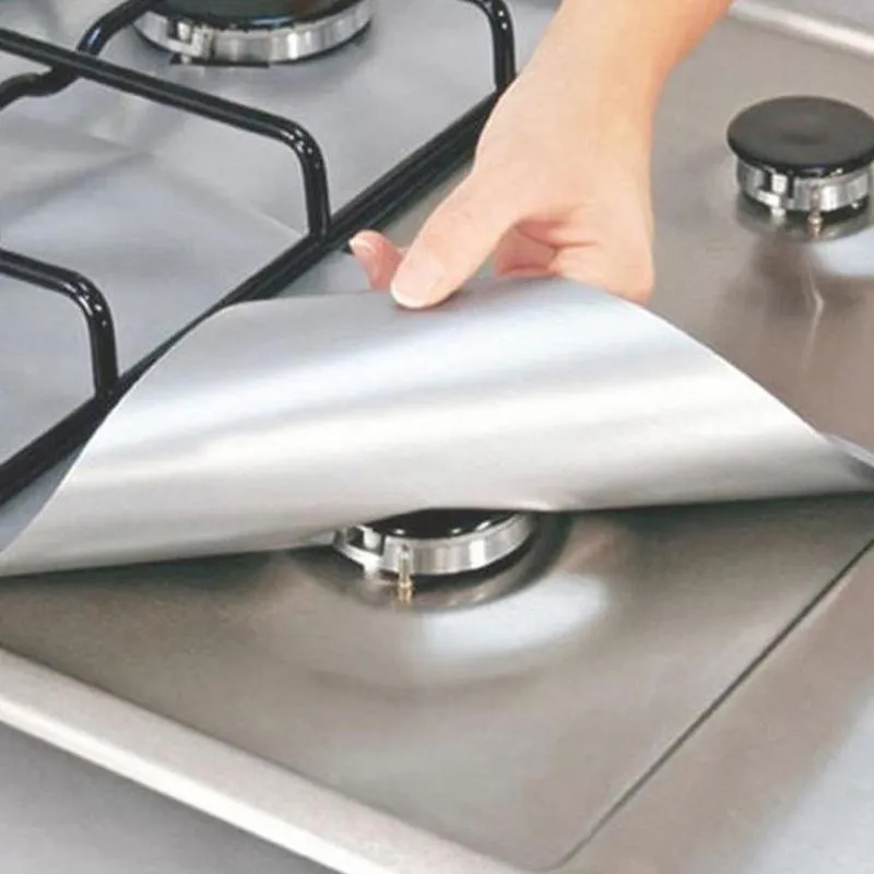 Gas Stove Anti-oil Cleaning Protection Pad Teflon Nonstick Modern Minimalist Heat Resistant Cooktop Cover