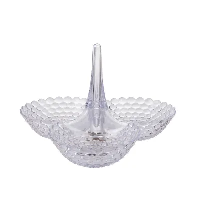 Nordic Style Creative Transparent Fruit Plate Home Storage