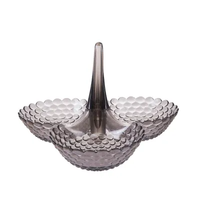 Nordic Style Creative Transparent Fruit Plate Home Storage