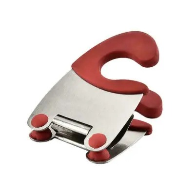 Multifunctional Anti-scalding Plastic Bracket for Home Kitchen Red Black