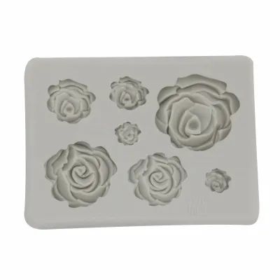 Rose Flower Wedding Cupcake Decorative DIY Silicone Mold Baking Tool