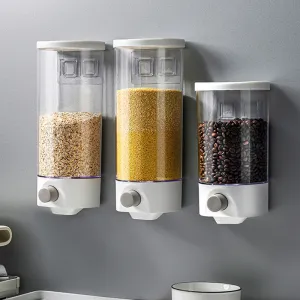 Kitchen Wall Mounted Press Discharge Storage Box Modern Minimalist ABS+PS Irregular Shape