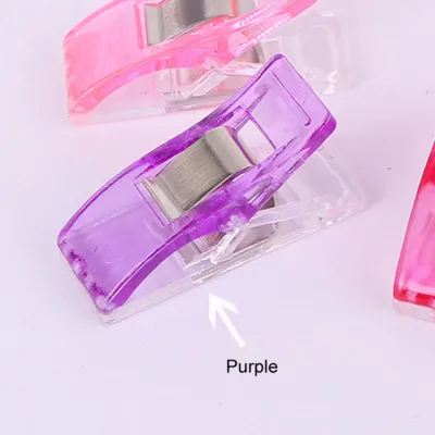 Household Translucent Plastic Sewing Clips for Kitchen Home
