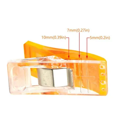 Household Translucent Plastic Sewing Clips for Kitchen Home