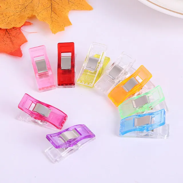 Household Translucent Plastic Sewing Clips for Kitchen Home