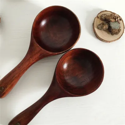Creative Natural Wooden Rice Spoon for Home Kitchen