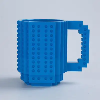 Creative DIY Building Block Assembly Mug Compatible With Lego Home Kitchen