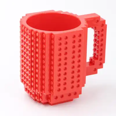 Creative DIY Building Block Assembly Mug Compatible With Lego Home Kitchen
