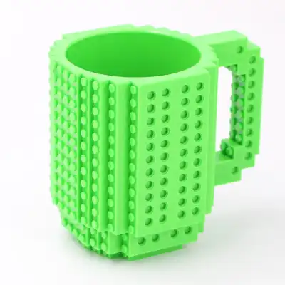 Creative DIY Building Block Assembly Mug Compatible With Lego Home Kitchen