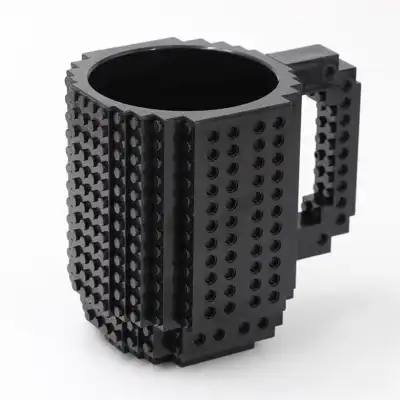 Creative DIY Building Block Assembly Mug Compatible With Lego Home Kitchen