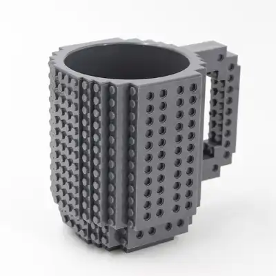 Creative DIY Building Block Assembly Mug Compatible With Lego Home Kitchen