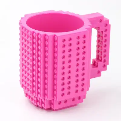 Creative DIY Building Block Assembly Mug Compatible With Lego Home Kitchen